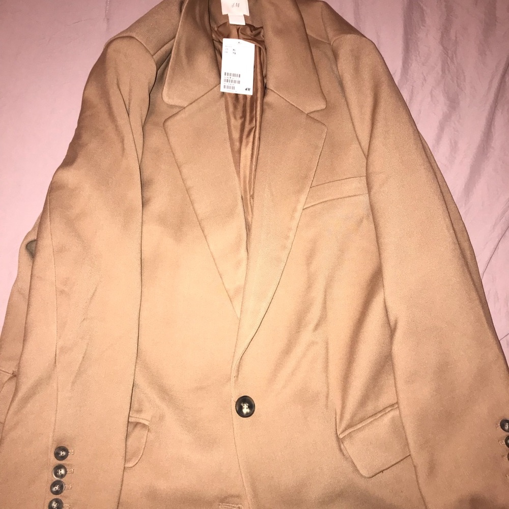 H&M Oversized Camel Coat